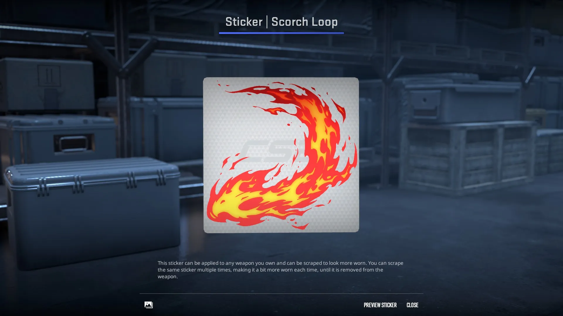 Sticker | Scorch Loop